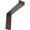 Ekena Millwork Steel Truss Shelf Bracket, Hammered Brown 2"W x 8"D x 6 3/4"H BKTM02X08X06TSHBR - alternate 1